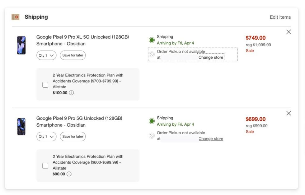Target Pixel 9 Pro Deals